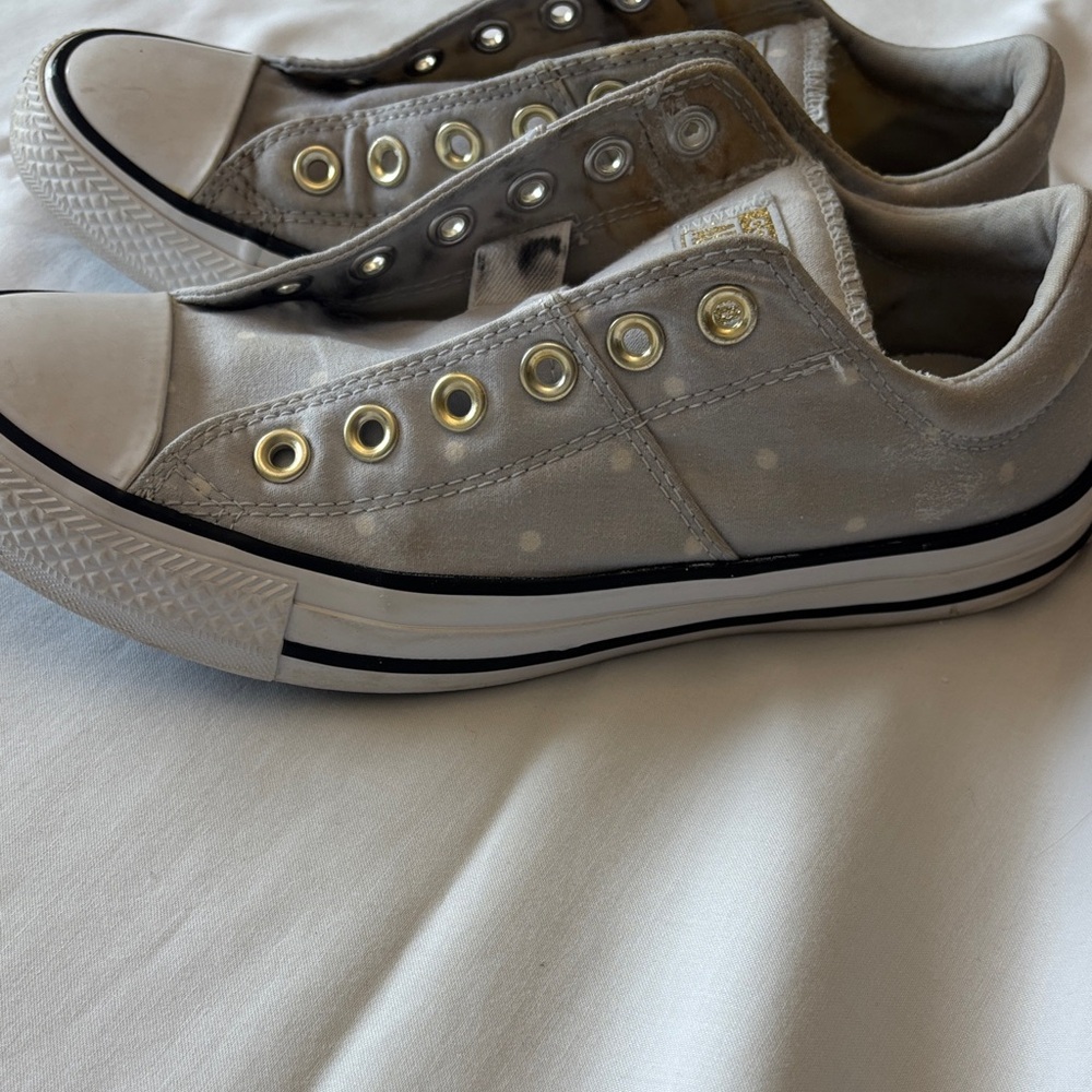 Converse Gray and White Sneakers